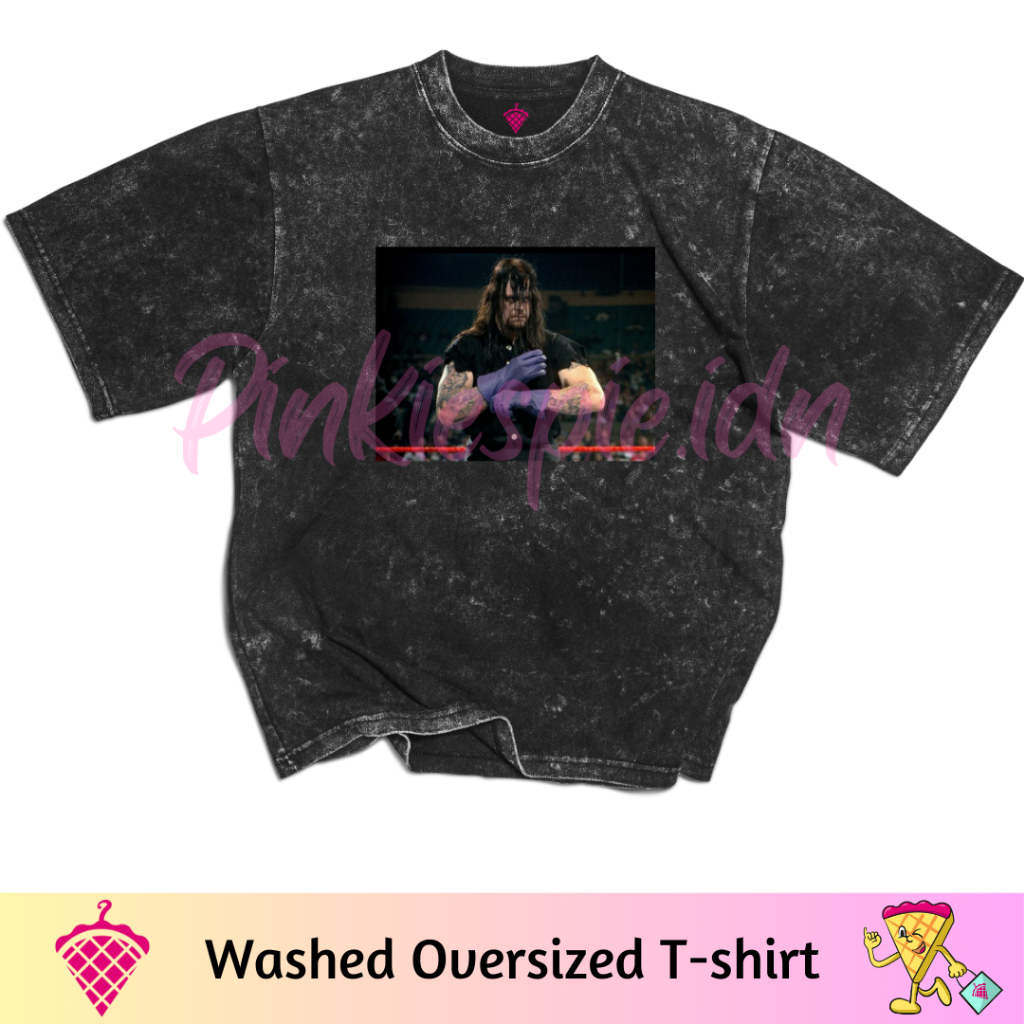 Pinkiespie.Idn Kaos WWE Kane Smack Down Basic, Washed, Oversize, Regular, Crop Top, Crop Tee, Anak, 