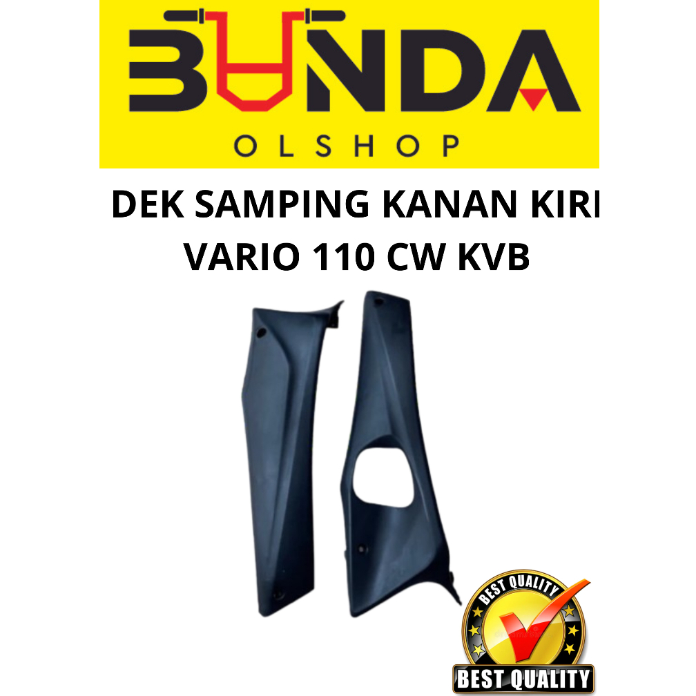 Dek L/R Vario Karbu 110 - Cover Sambungan Dek Samping Standar Vario Karbu 110