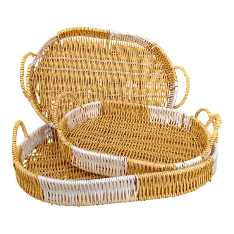 Keranjang Rotan Oval | Keranjang Rotan Besi | Keranjang Rotan Multifungsi | Keranjang Rotan