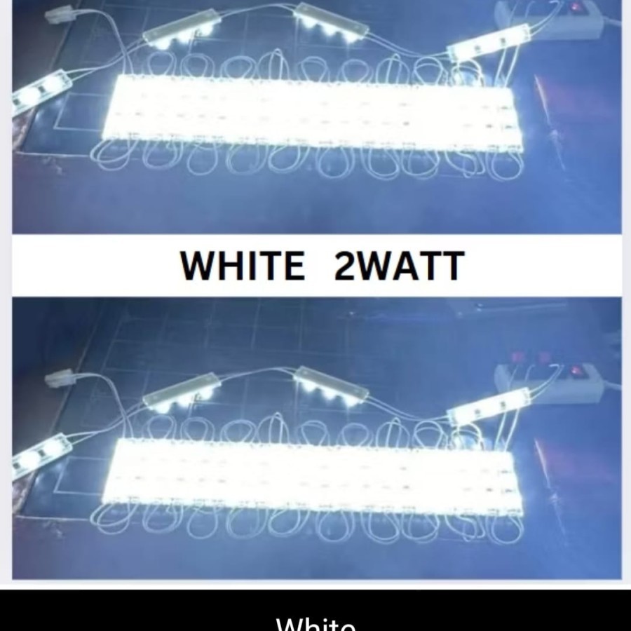 Lampu LED Modul Samsung tipe 7216 3 Mata AC 220Volt 2 Watt SMD 2835