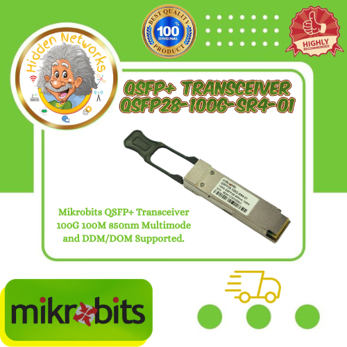 Mikrobits QSFP+ Transceiver Multimode 100G 100M QSFP28-100G-SR4-01