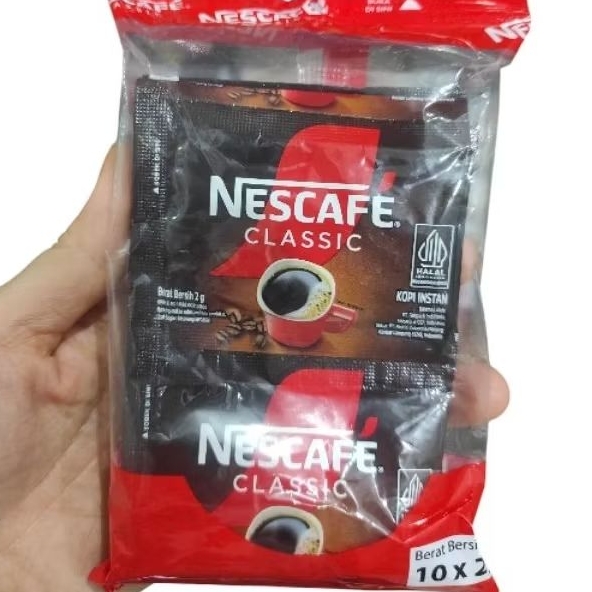 

Nescafe classic kopi 2gr 10 sachet