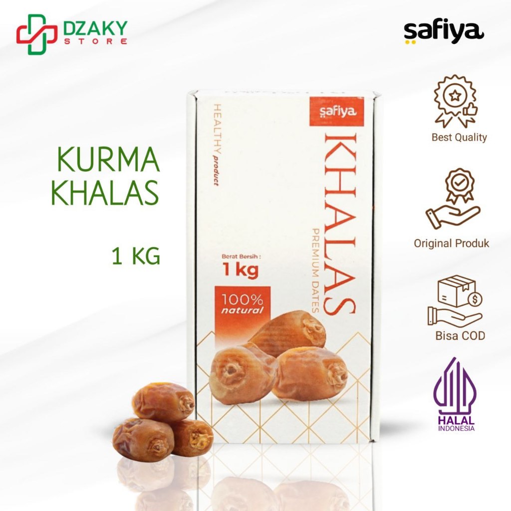 

Safiya Kurma Khalas 1 Kg Kurma Kholas Legit Premium