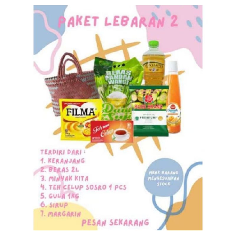 

PAKET SEMBAKO ANYAMAN LEBARAN Ii
