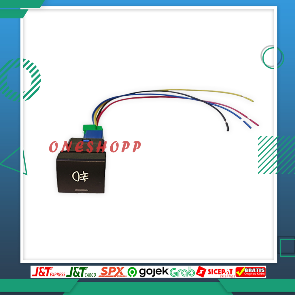 SWITCH FOGLAMP MOBIL TOYOTA INNOVA ZENIX / RAIZE FOGLAMP KECIL + KABEL