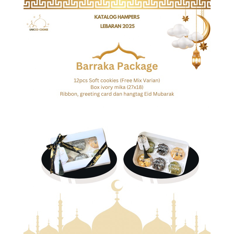 

UNICCO COOKIE - SOFT COOKIES HAMPERS - BARRAKA PACKAGE