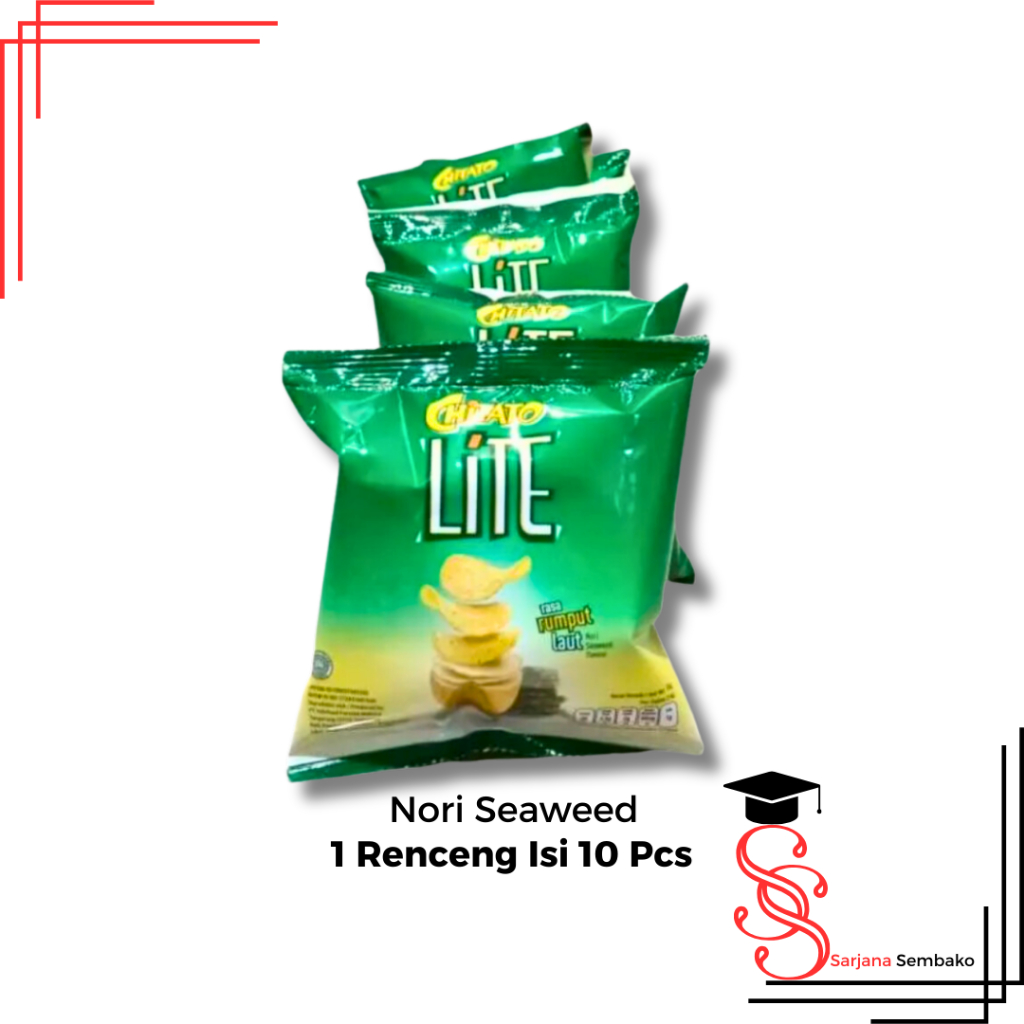 

Chitato Lite Nori Seaweed - 1 Renceng 10 Pcs