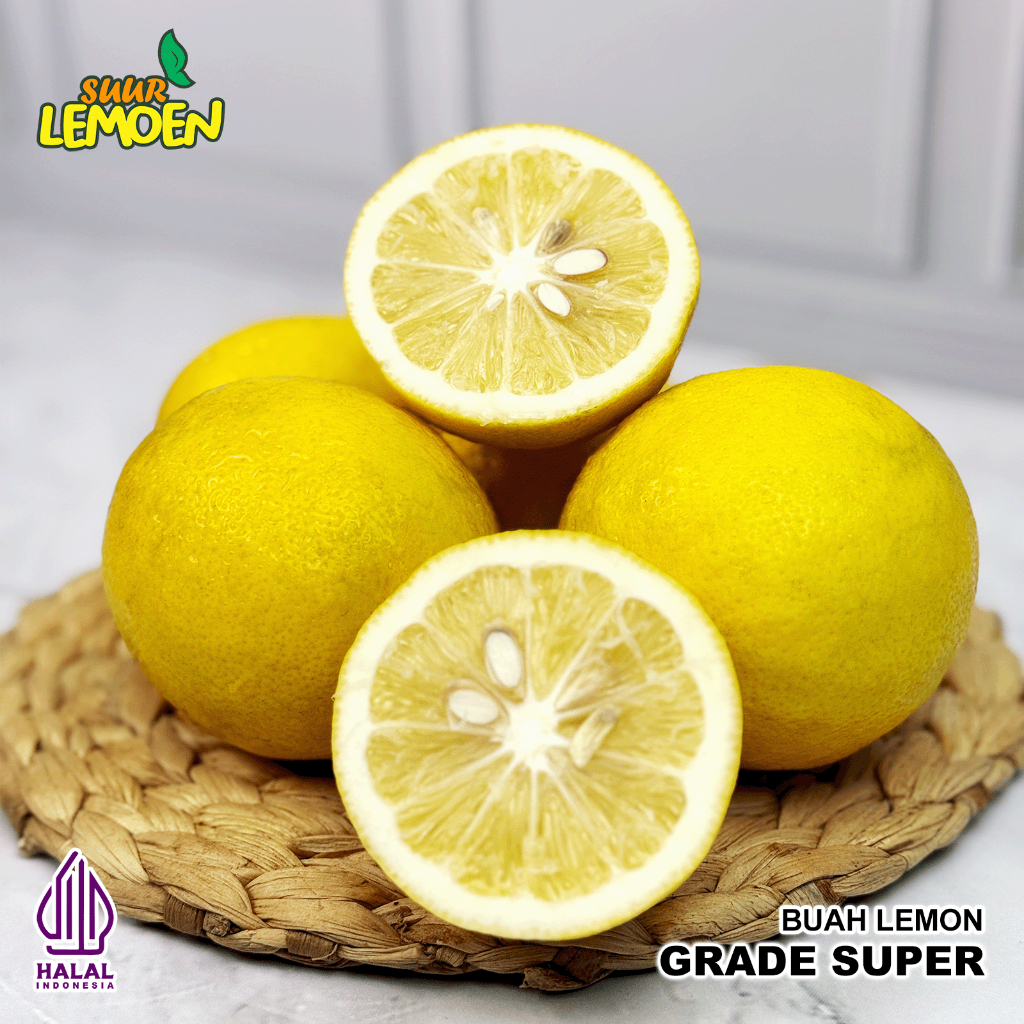 

Suur Lemoen Jeruk Lemon California 500 gr 1/2 KG