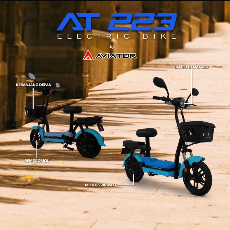 Exotic - AT 223 Hijau - Sepeda Listrik PROMO CUCI GUDANG