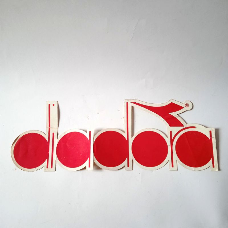 

Vintage Stiker Iklan Lama Diadora Original Ukuran Lumayan Besar