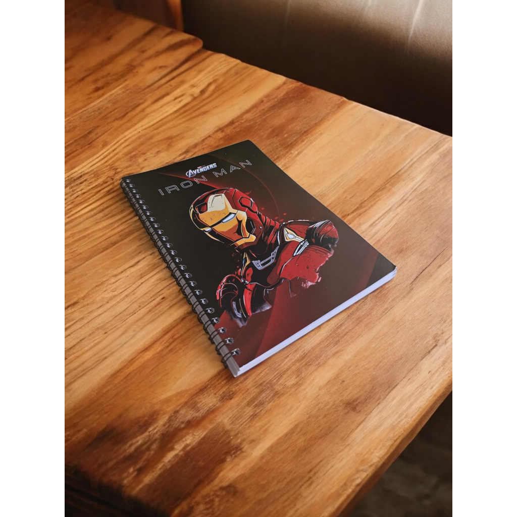 

Buku tulis IRON MAN superhero notebook A5 Buku tema Marvel grosir
