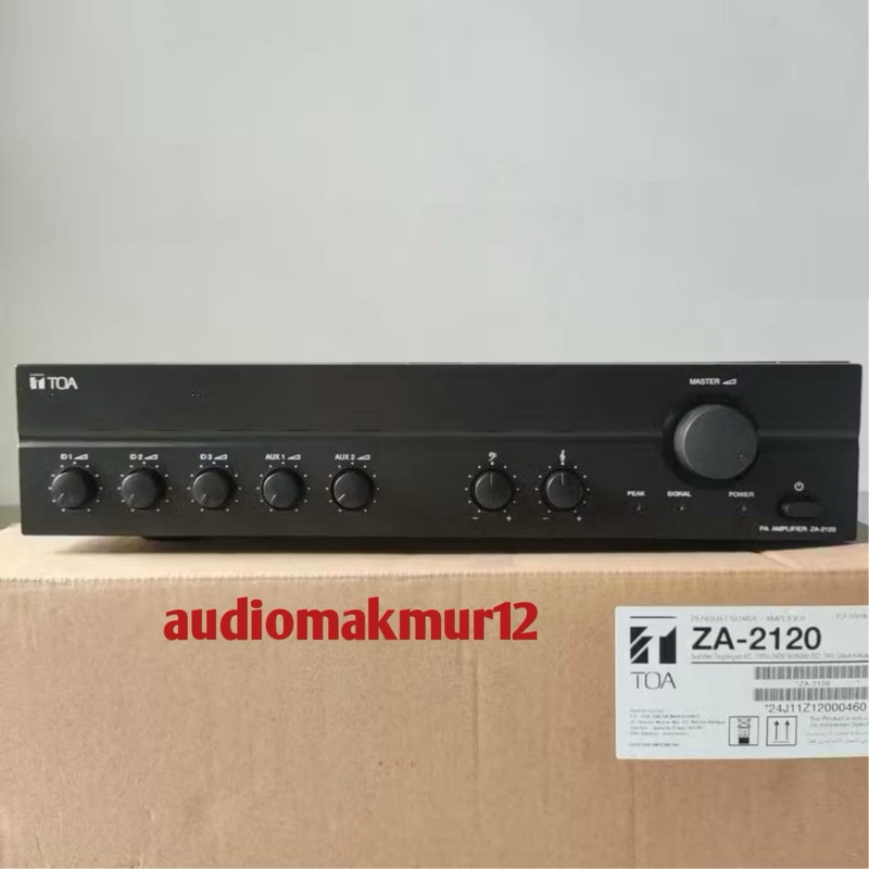 TOA ZA 2120 Power Amplifier TOA 120 Watt Original 100% Garansi Resmi
