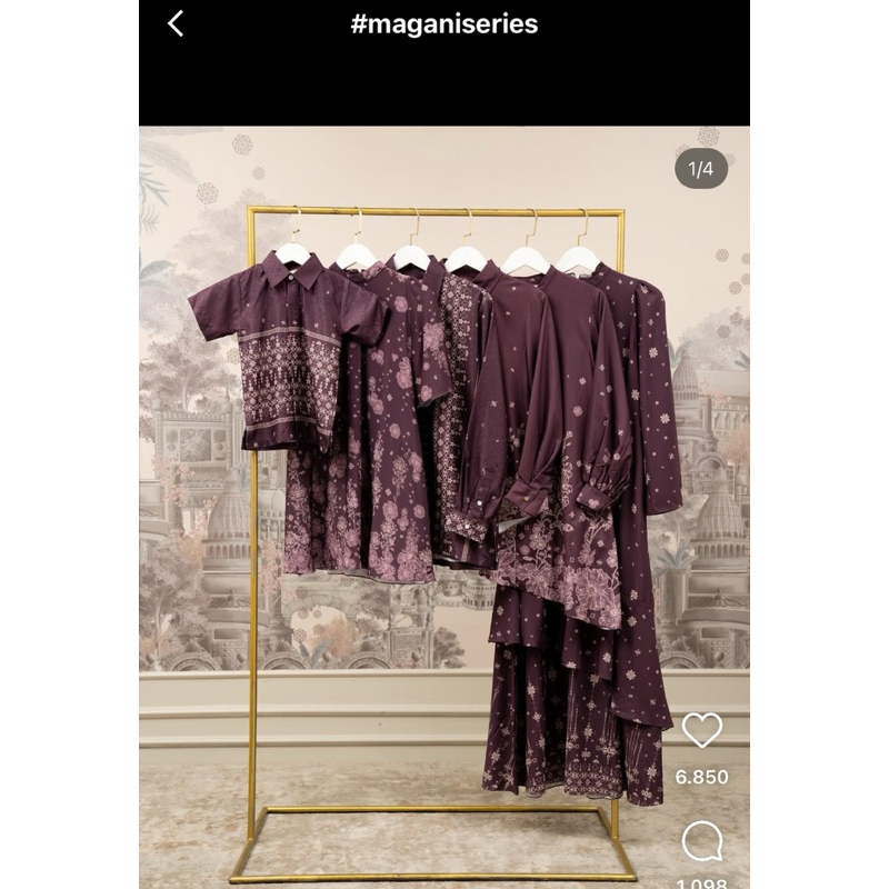 Preloved Magani Blouse warna Luser by Wearing Klamby Size S