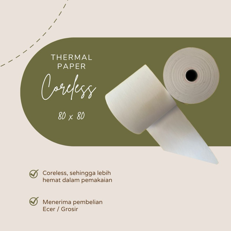 

[ECER] Kertas Thermal Paper Kertas Kasir Premium