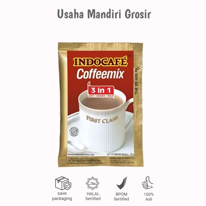 

Indocafe Coffeemix Kopi Instan 20 g [10 Sachet/1 Renceng]