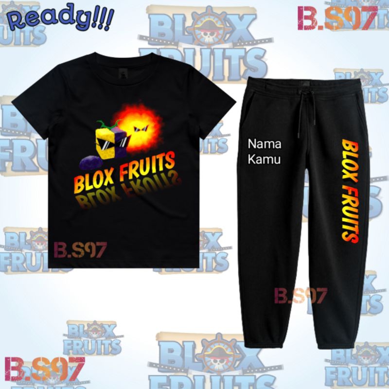 (FreeGift) Baju Kaos Anak Cowok Setelan Anak Laki-laki Blox Fruits SoulFruit Roblox