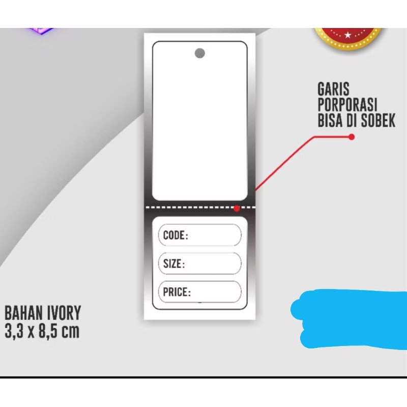 

HANG TAG BAJU MURAH / HANGTAG POLOS/ LABEL BAJU/ MEREK PAKAIAN l label sandal sepatu l label baju l label tag harga price label