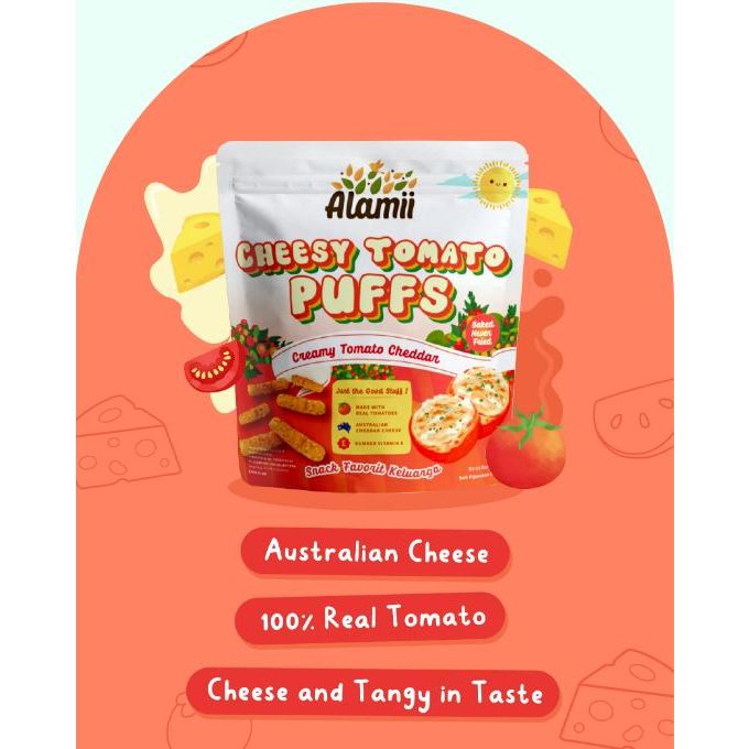 

Gramedia Batam - Alamii Cheesy Tomato Puff 25g