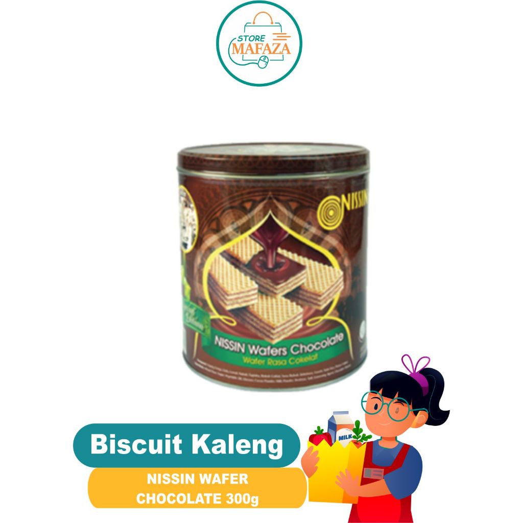 

NISSIN Biscuit Kaleng NISSIN WAFER CHOCOLATE 300g