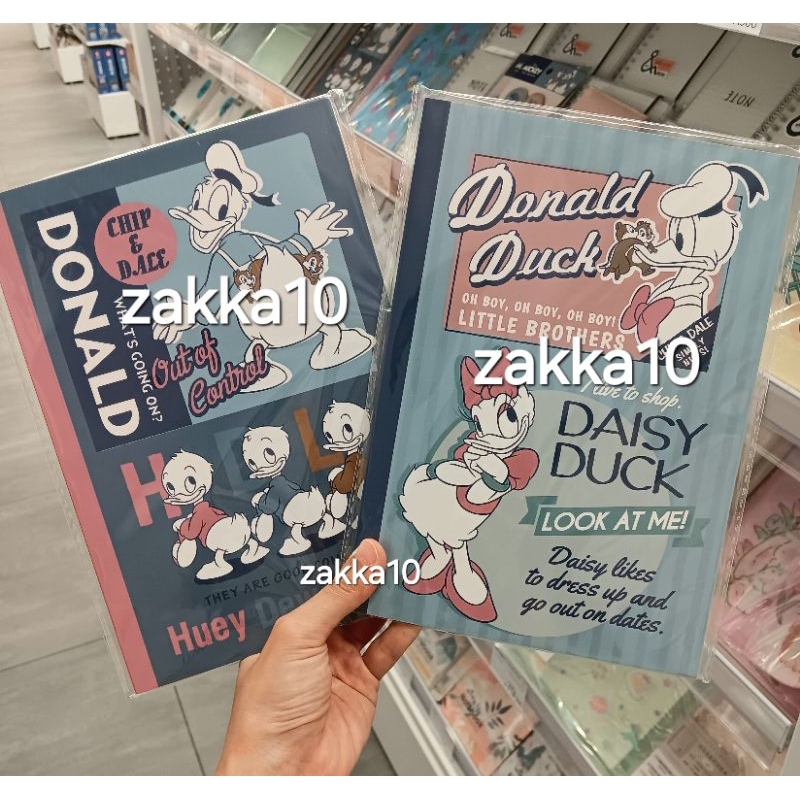 

(4 desain) Ohsome Disney Buku Tulis Catatan A5 Donald Duck & Friends Notebook | Daisy Duck | Huey Dewey Louie