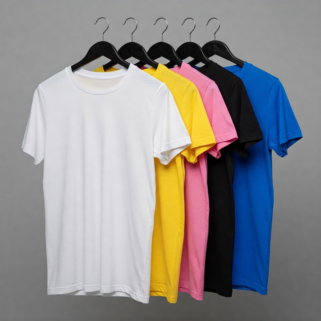 T shirt Basic Premium Cotton Combed 30s - Kaos Polos Cotton Combed 30s - T shirt Pria Polos