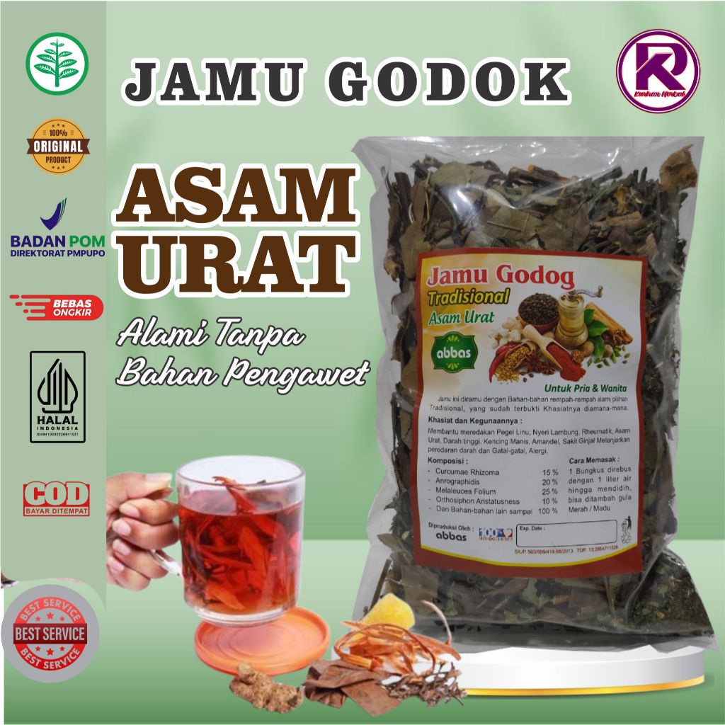 

Jamu Godok Tradisional Asam Urat Rematik Pegel Linu