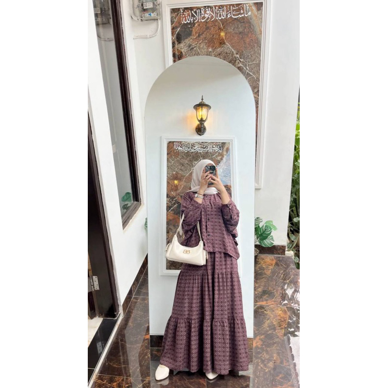 ONE SET ROK BAJU-SET ROK LARAS-ONE SET BAJU DAN ROK- SET ROK MURAH  - SET ROK DIAMOND