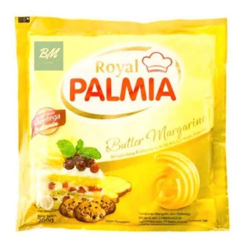 

paket royal palmia margarine 200 gr isi 5 pcs