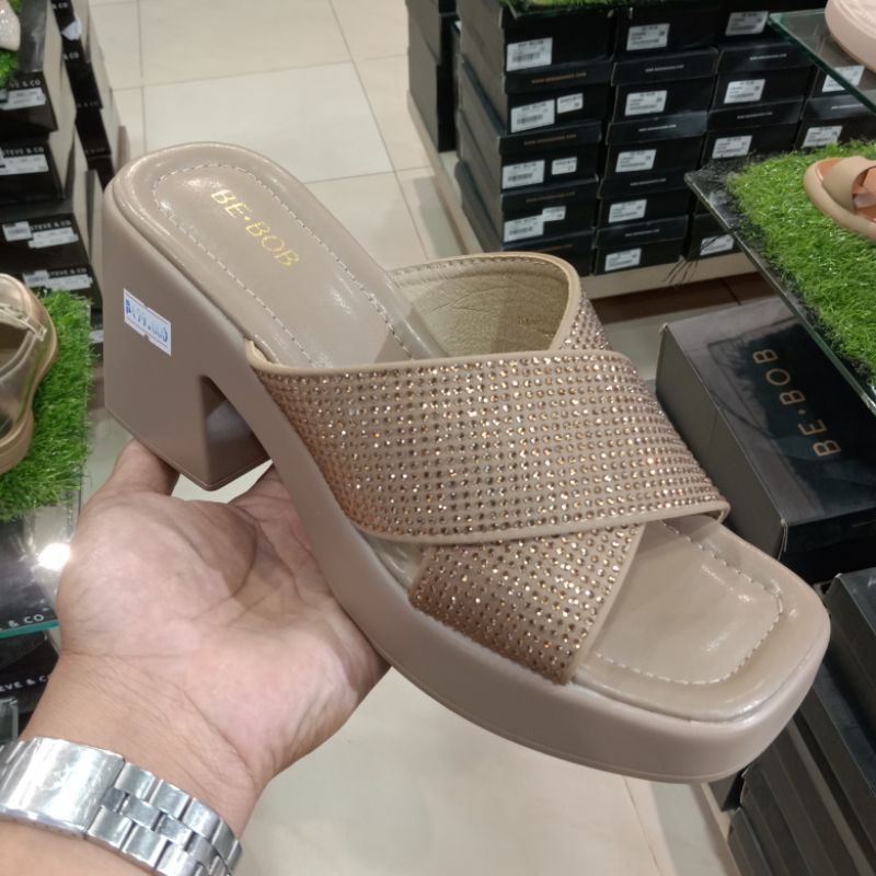 BE BOB SANDAL WEDGES WANITA ANGGUN ORIGINAL