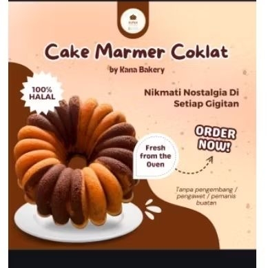 

Cake Marmer Rasa Coklat Premium (Wisman) by Kana Bakery