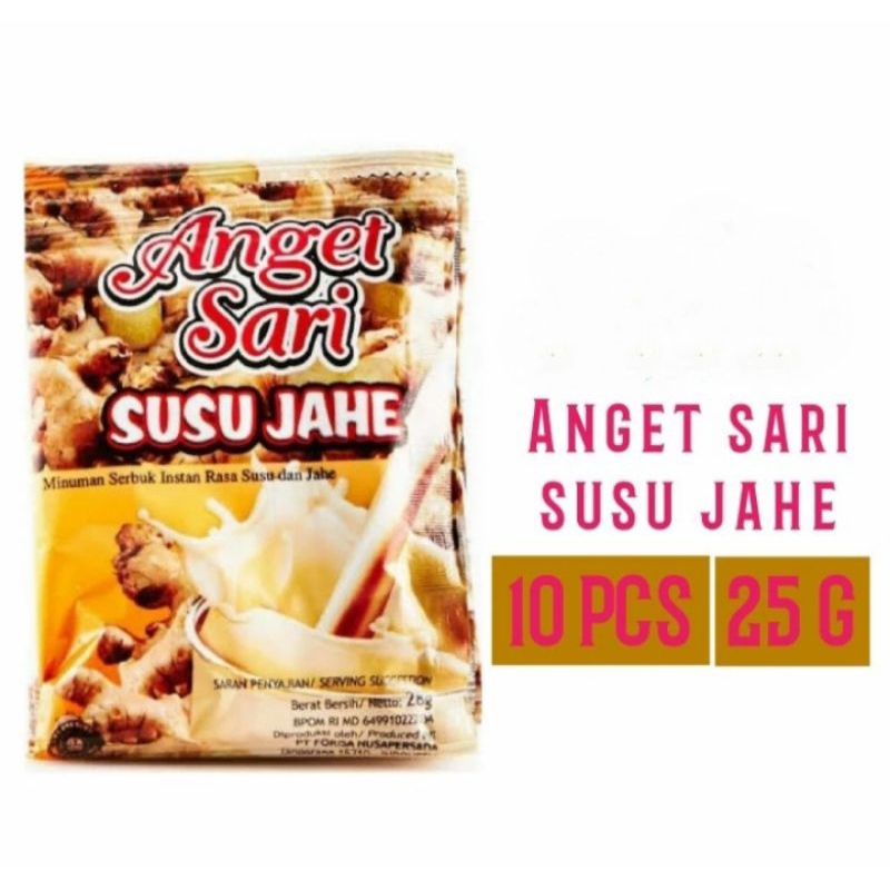 

1 ranceng susu jahe anget sari isi 10 sachet x 25 gram