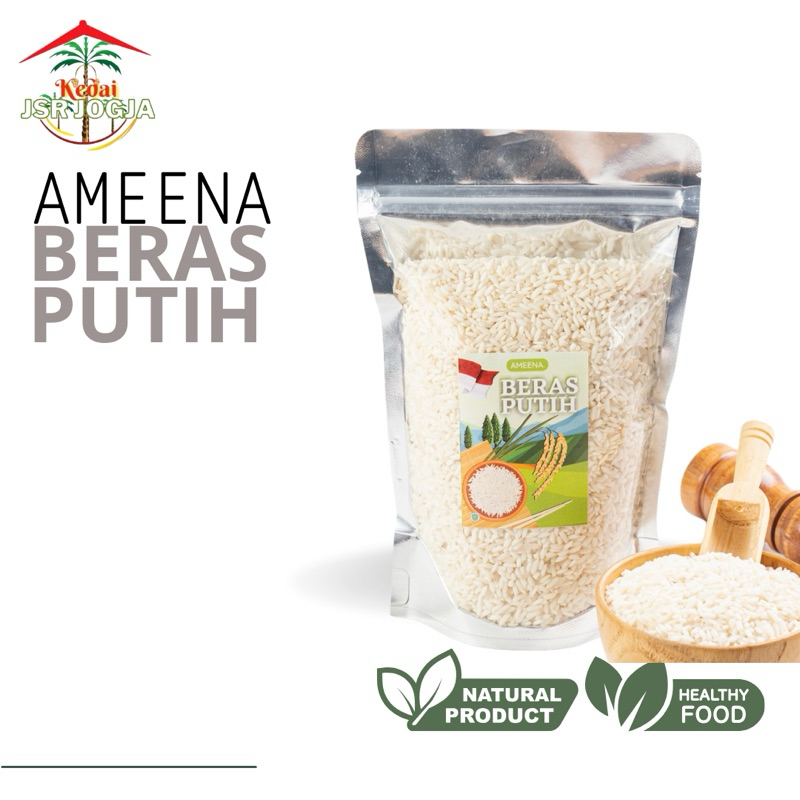 

Beras Putih Organik 500GR | Ameena Premium Quality