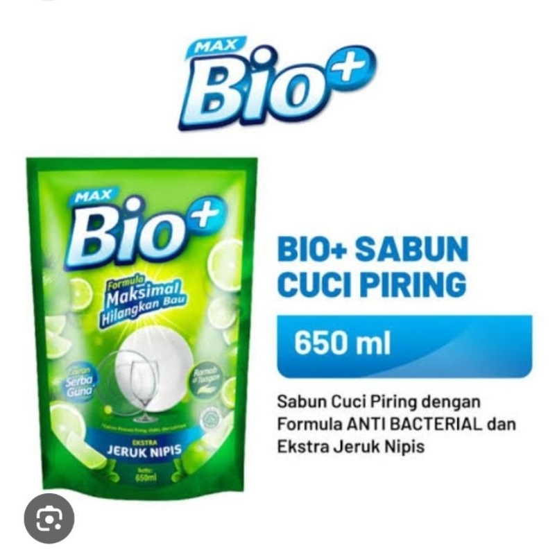 sabun cuci piring bio+ 650ml bio plus