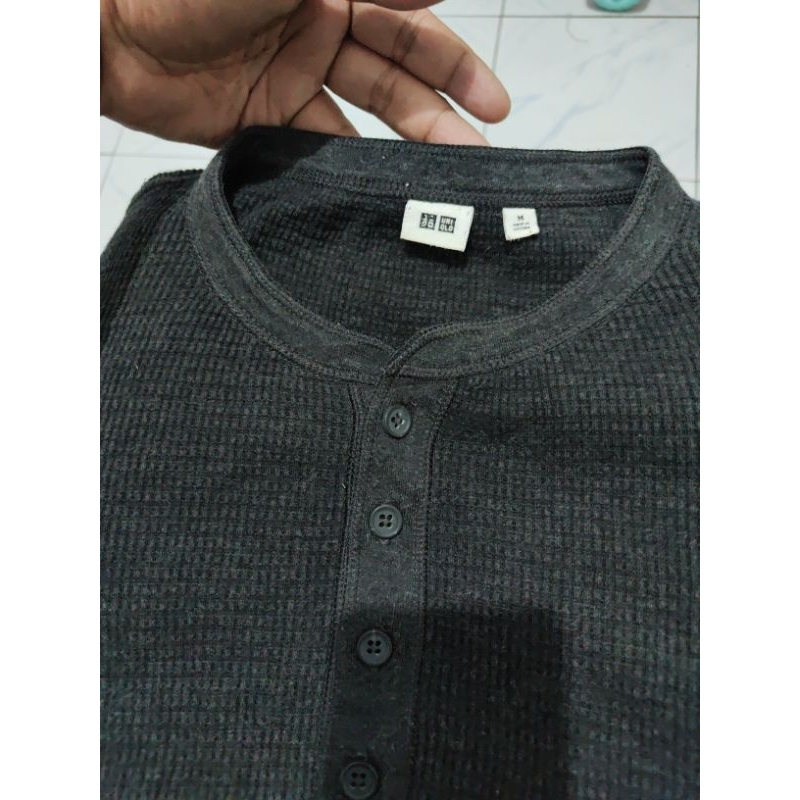 Uniqlo Henley Long Sleeve