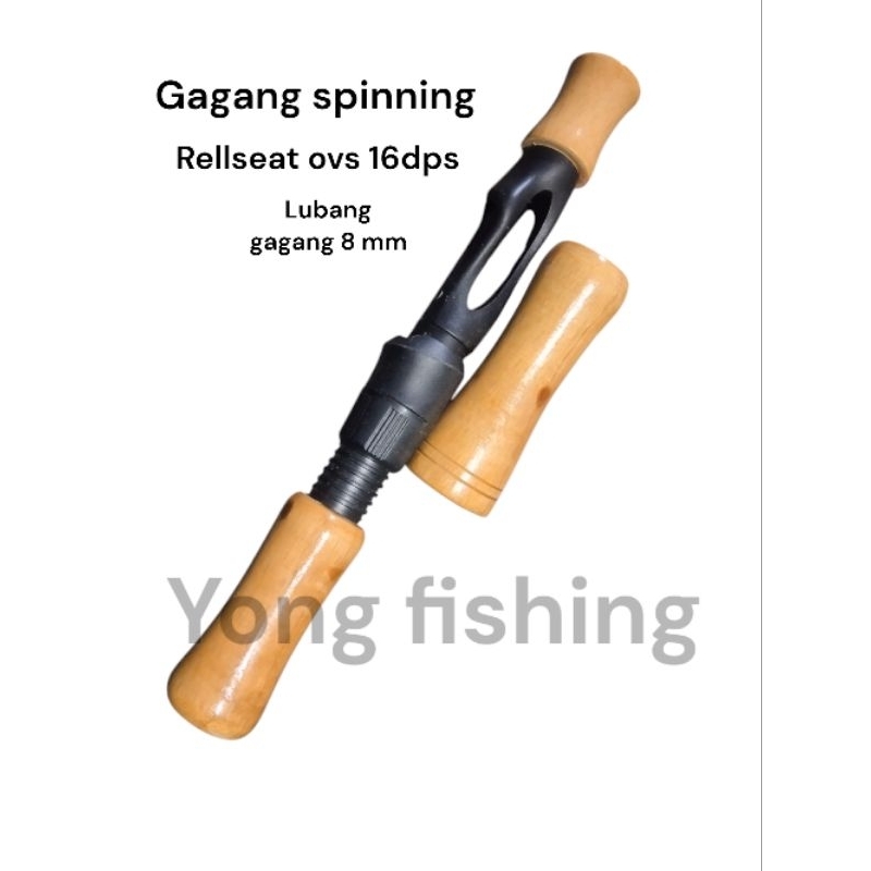 gagang joran spining+reelseat ovs 16 dps