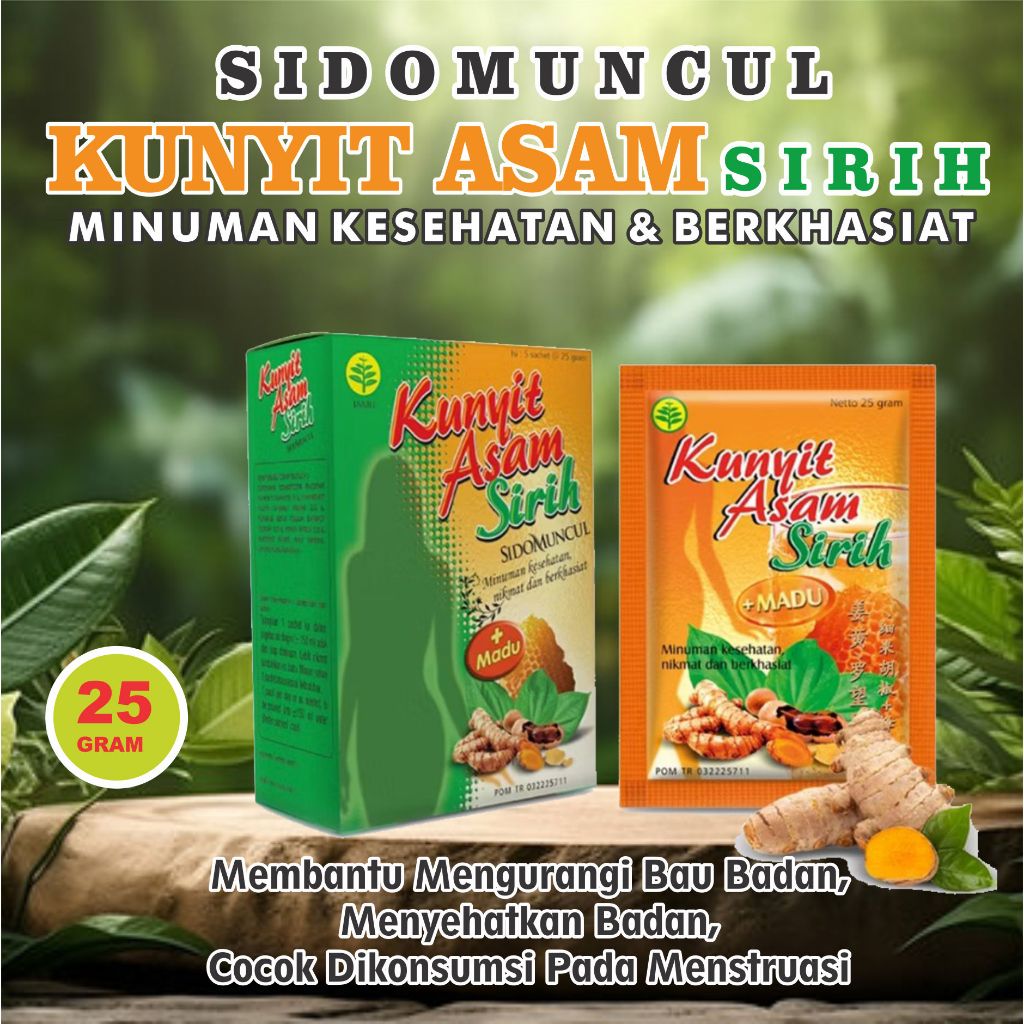 

Kunyit Asam Sirih Sidomuncul