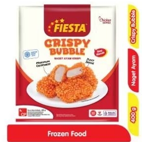 

FIESTA CRISPY BUBBLE CHICKEN NUGGET 500g