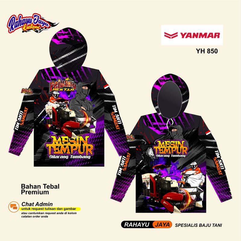 JERSEY COMBINE CUSTOM YANMAR YH850 MURAH