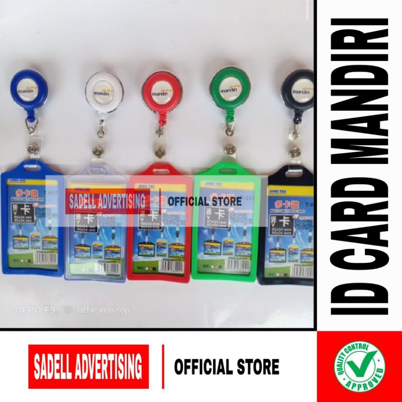 

Id Card Holder Mandiri Nametag Bank Mandiri