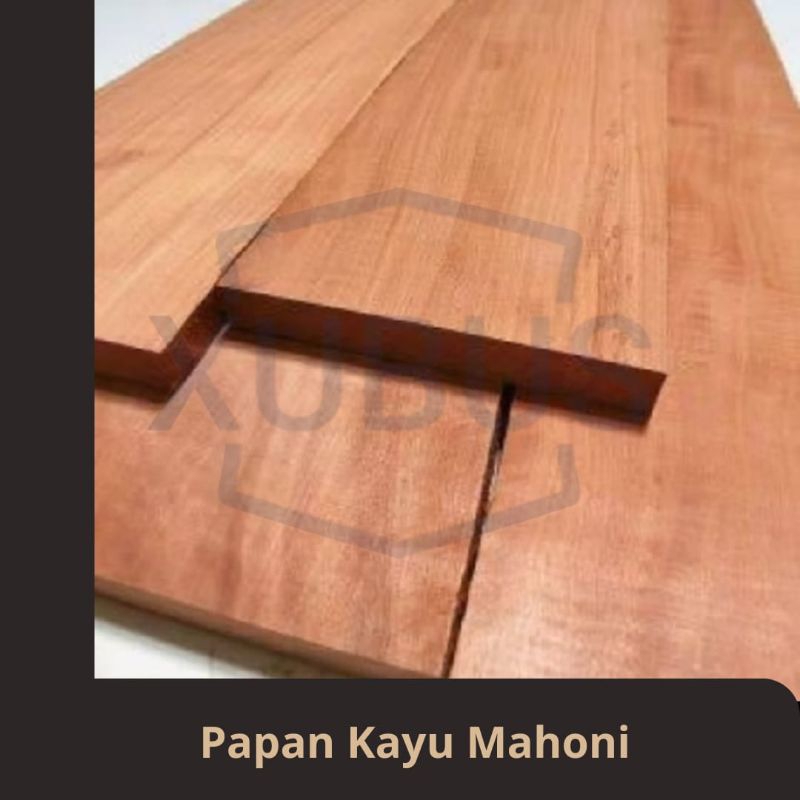Papan Kayu Tebal 3cm Mahoni Finishing Pliture Ambalan Rak Ambalan Rak Industrial Daun Meja