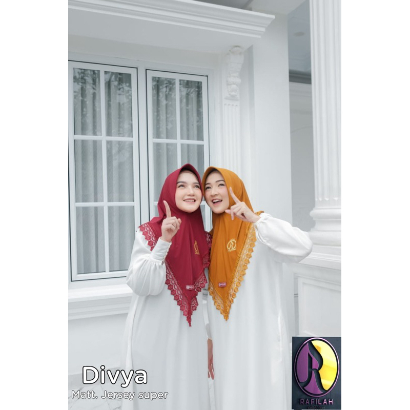 RAFILAH DIVYA // HIJAB BERGO RENDA DIVYA BY RAFILAH