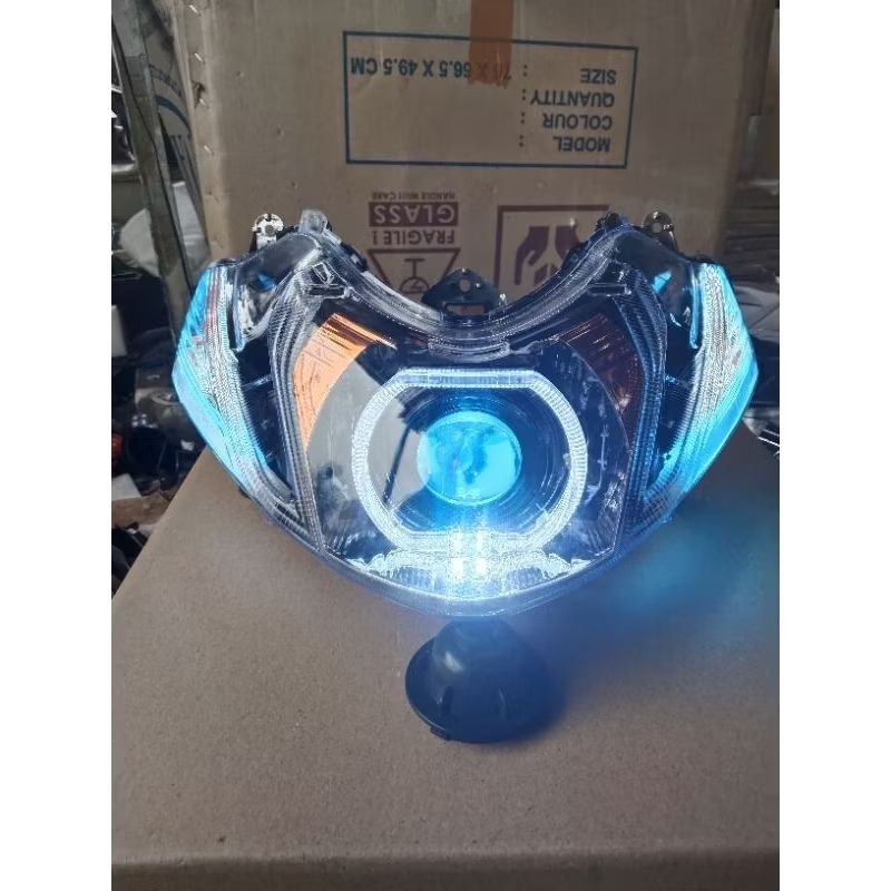 reflektor lampu depan mio m3 castem proji biled ala ala plus alis raning