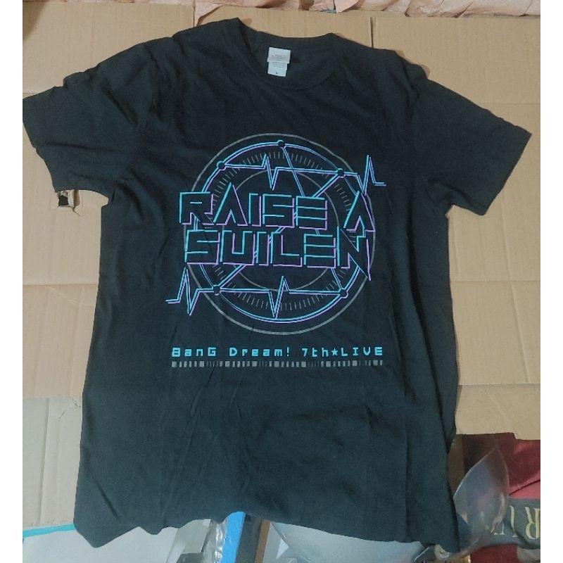 Kaos T-shirt Bang Dream Raise A Suilen 7th live RAS Bandori
