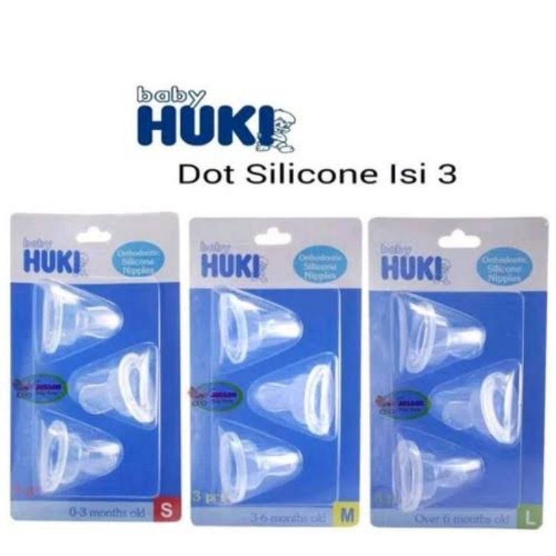 Huki nipple silicone isi 3