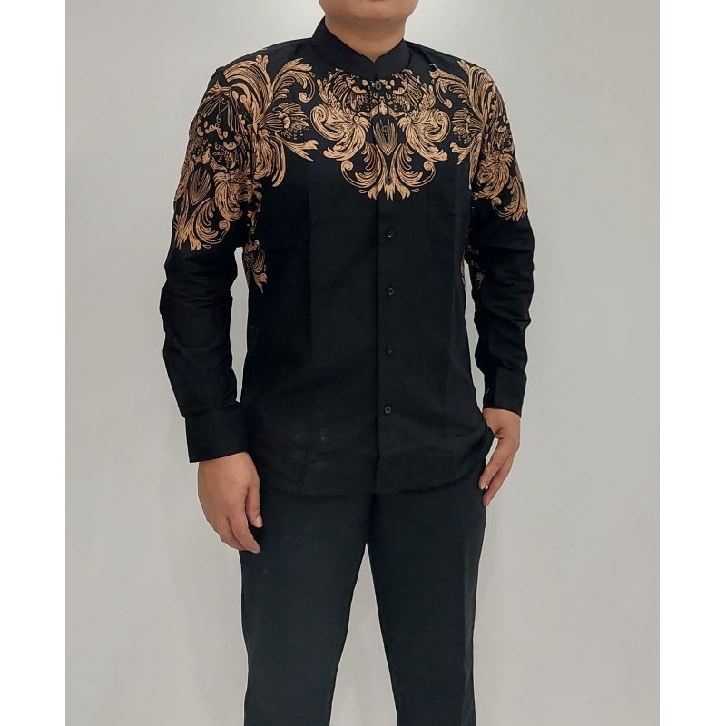 FIRENZE sz M- XL KOKO BATIK PANJANG / KEMEJA KOKO TERBARU / KEMEJA KOKO KEREN / KOKO PANJANG BATIK /