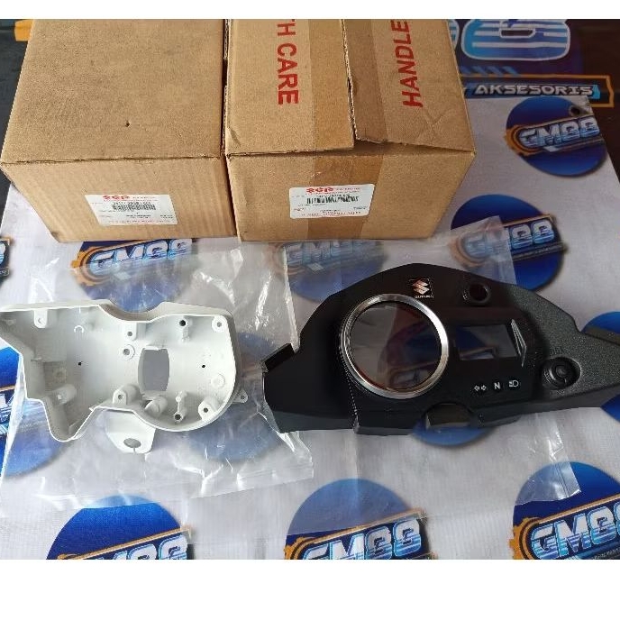 COVER MIKA SPEEDOMETER / VISOR ASSY SATRIA FU 150 KARBU TIPE FACELIFT 25G