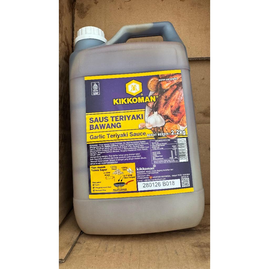 

Kikkoman Teriyaki Bawang 2.2kg Kikkoman Teriyaki Bawang 2.2kg