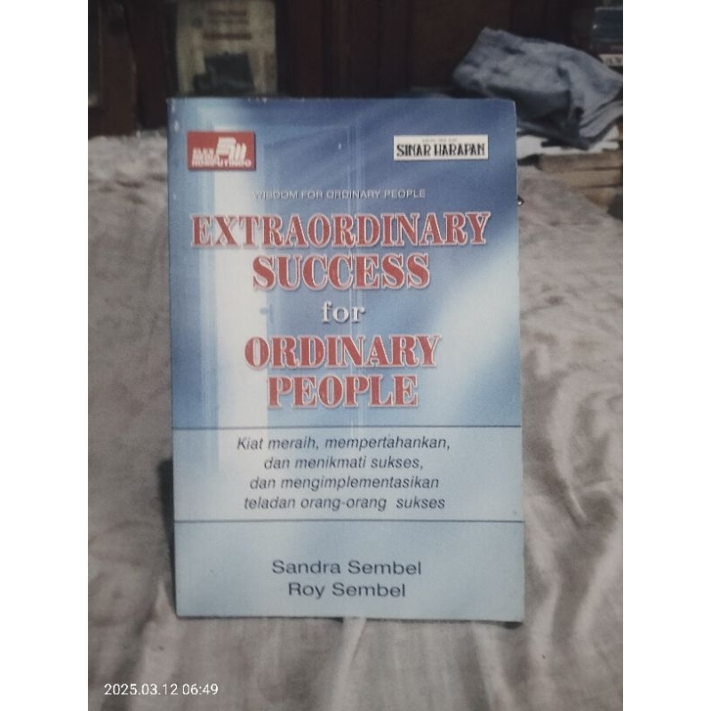 EKTRAORDINIARY SUCCESS FOR ORDINARY PEOPLE