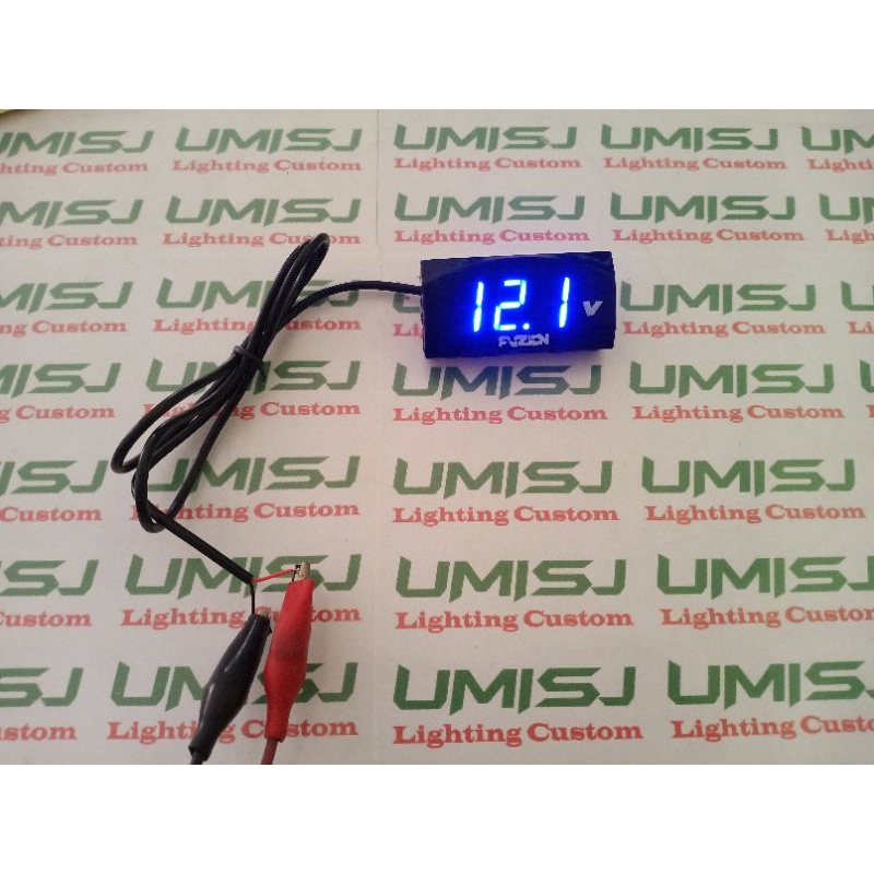 Voltmeter Digital / Aksesoris Motor / Aksesoris Sepeda Motor