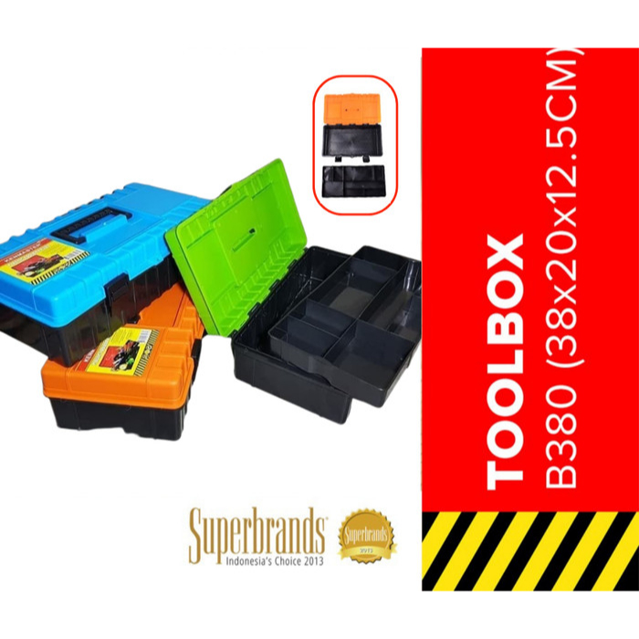 Tool Box Kenmaster 15 inch B380 Tool Box Kotak Perkakas Wadah Perkakas Tool Box Tempat Kunci